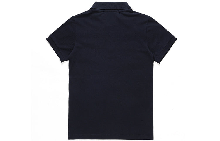COMME des GARCONS PLAY Polo Red Emblem 'Navy' AZ-T006-051-2