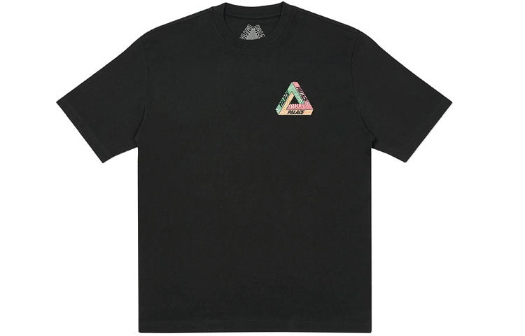 PALACE Tri-Tex Black Multi-Color Triangle Printing Short Sleeve Unisex P18TS220