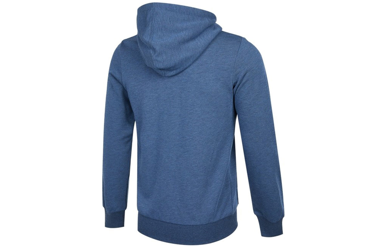Men's adidas Bl Ft Hd Logo Printing Sports Knit Pullover Navy Blue GM6965