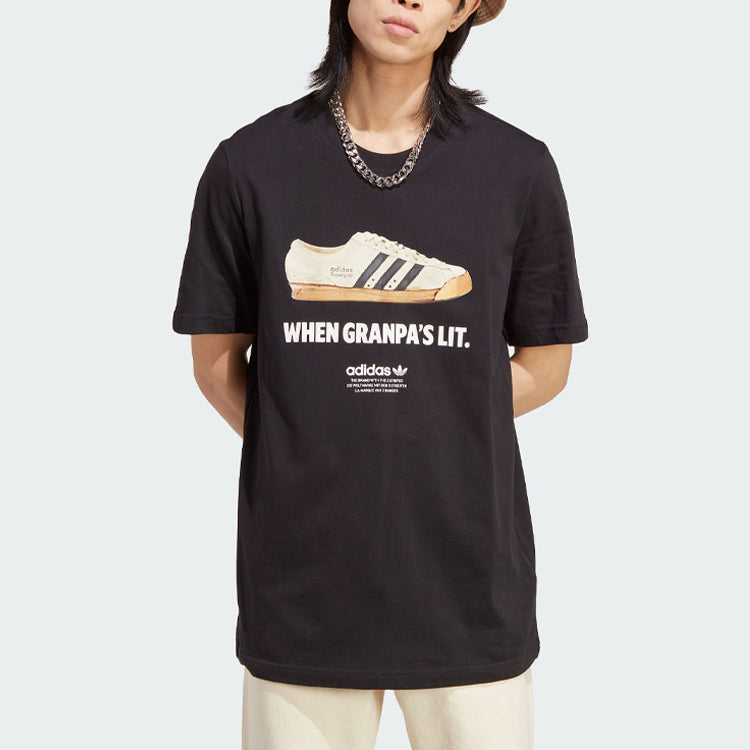 adidas originals Graphics New Age T-shirt 'Black' IC8872
