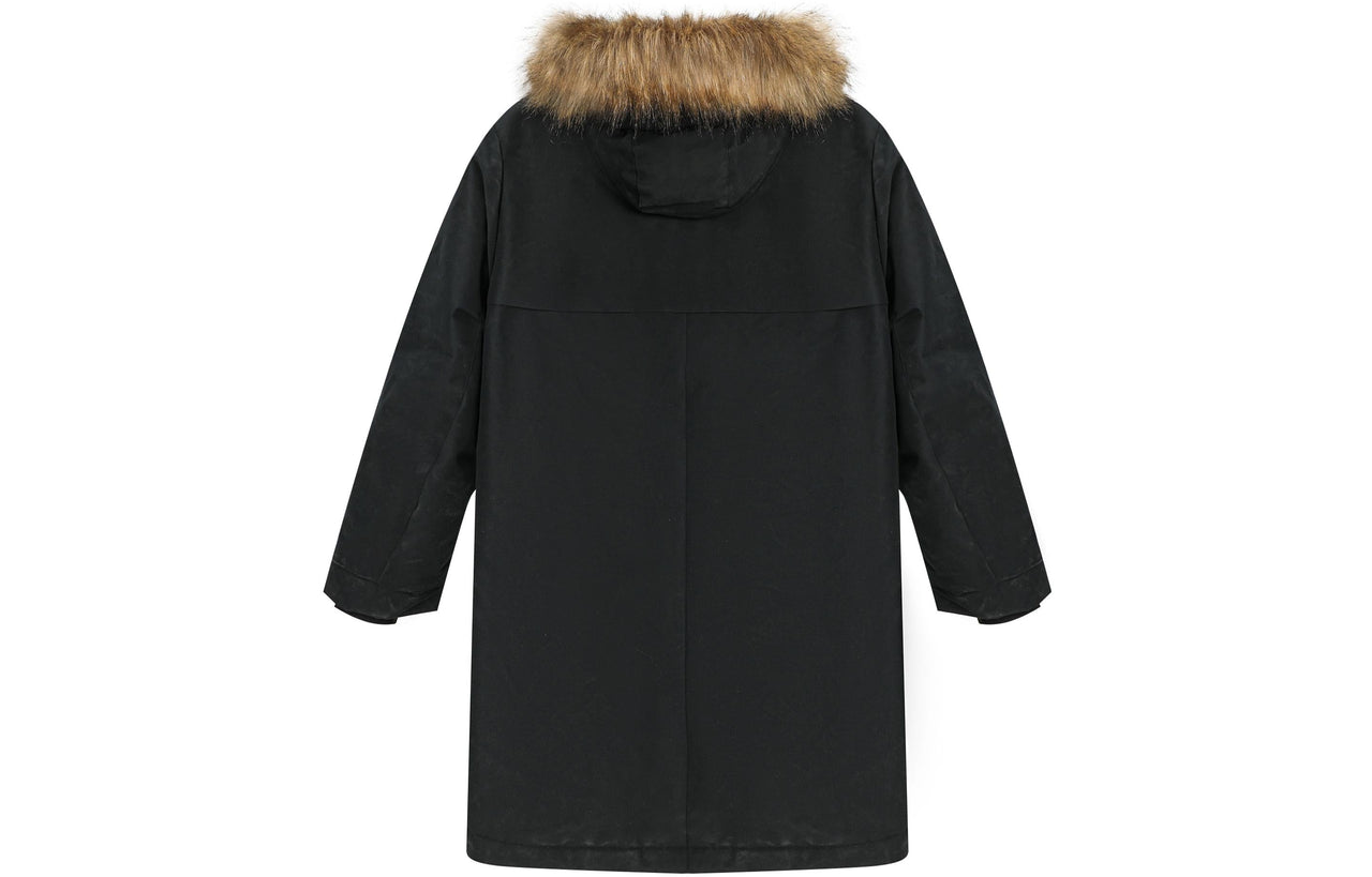 New Balance Long Puff Down Jacket 'Black' 5PC44303-BK
