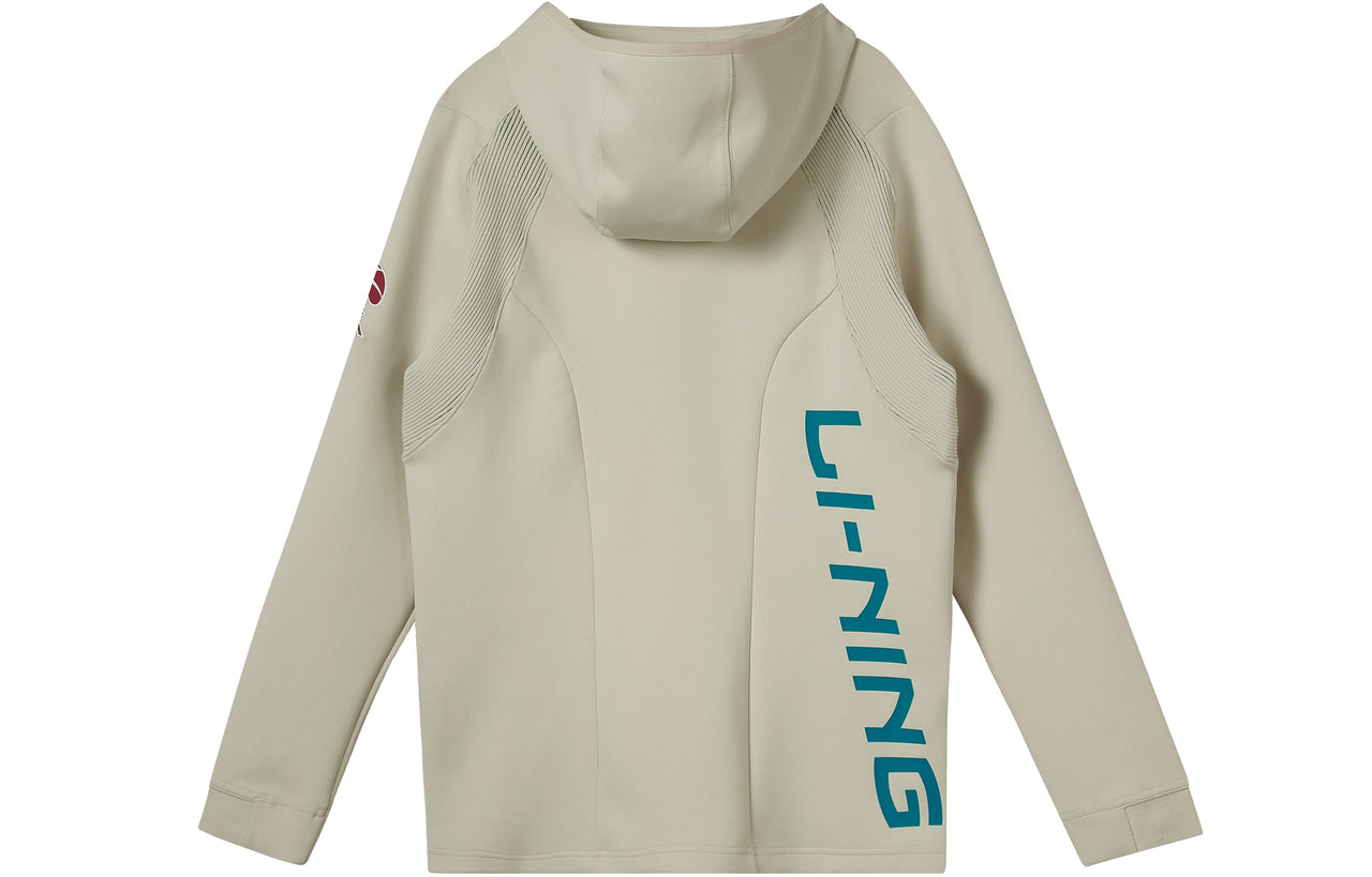 Li-Ning Sports Basketball Series CBA Training Sports Hoodie 'Cream' AWDRB63-2