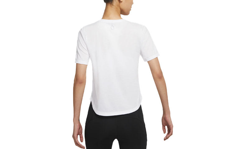 (WMNS) Nike Run Division Three Hook Reflective Logo Running T-Shirt White DC4324-100