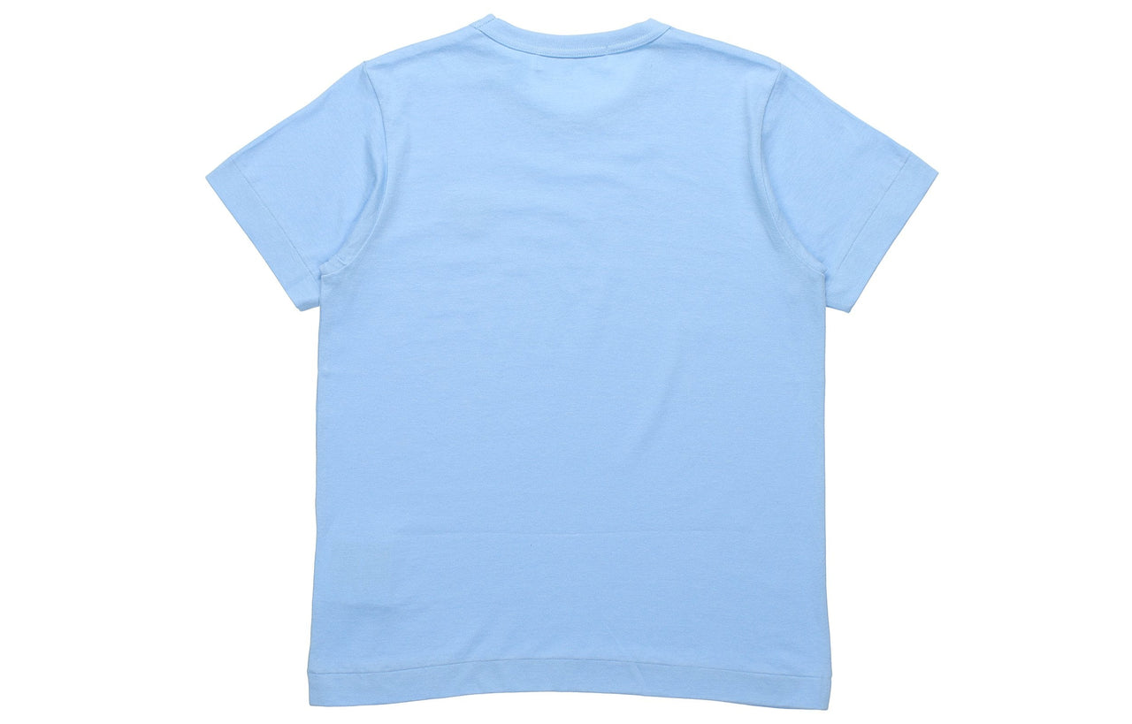 (WMNS) COMME des GARCONS PLAY Small Logo Tee 'Blue' AZ-T271-051-1