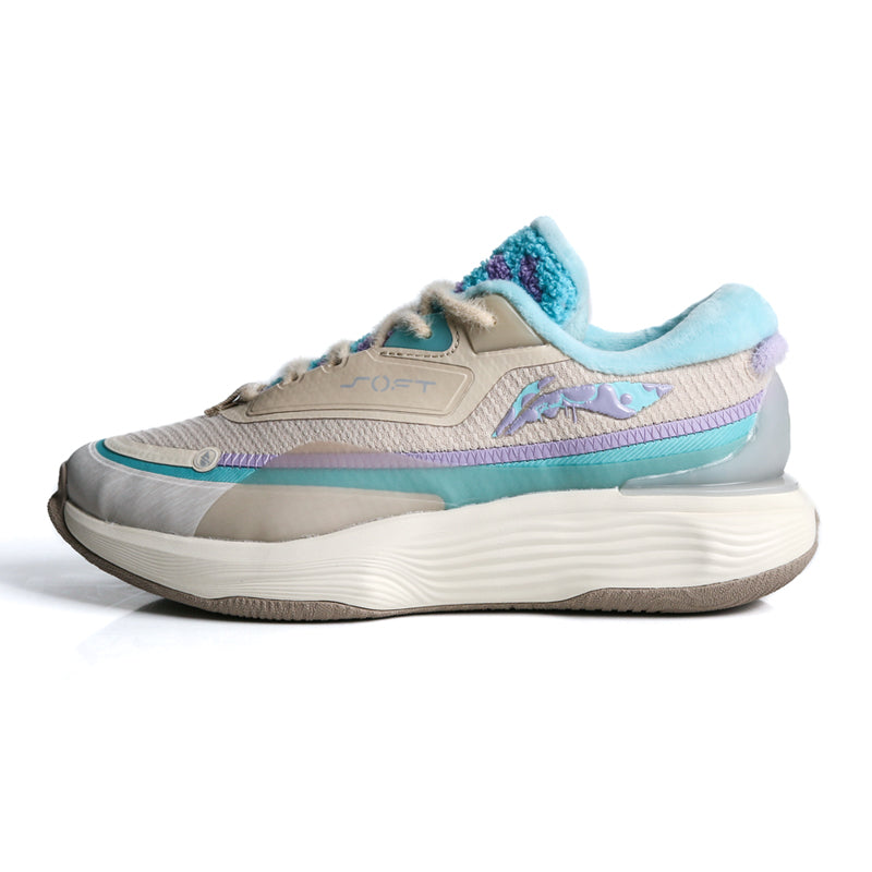 (WMNS) Li-Ning Soft Warm 'Blue Beige' AGLT122-4