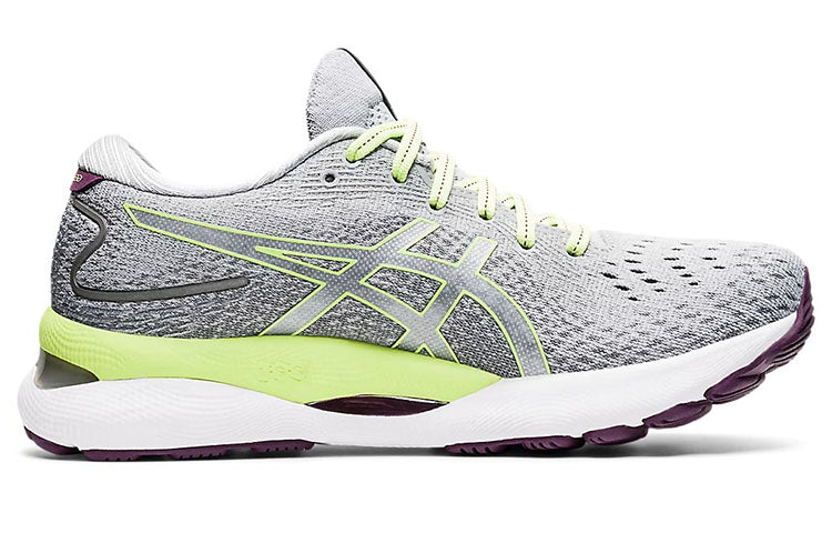 (WMNS) ASICS Gel-Nimbus 24 'Piedmont Grey Lime Green' 1012B201-020