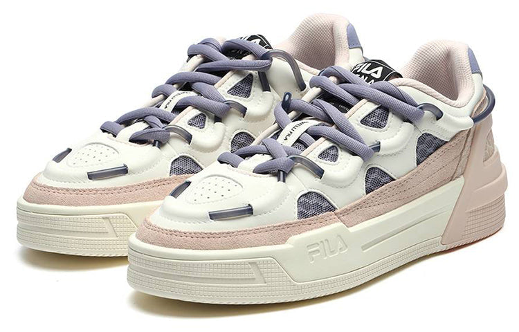 (WMNS) FILA Salto Shock Absorption Non-Slip Low Tops Retro Pink Blue F12W141225FVS