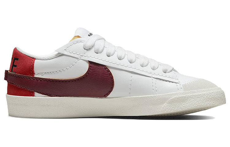 (WMNS) Nike Blazer Low '77 Jumbo 'White Dark Beetroot' DQ1470-104