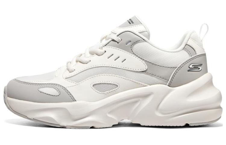 (WMNS) Skechers Bobs Bamina 2 'White Grey' 117363-OWGR