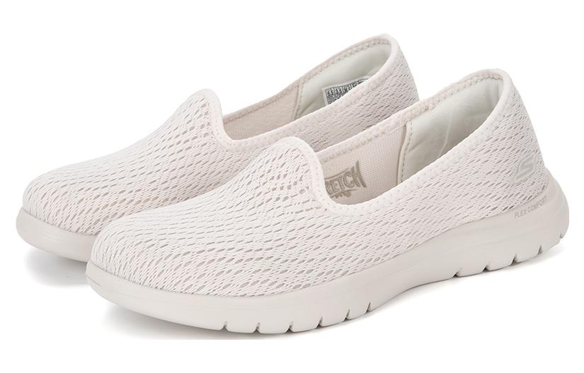 (WMNS) Skechers ON THE GO Flex 'White' 136505-NAT