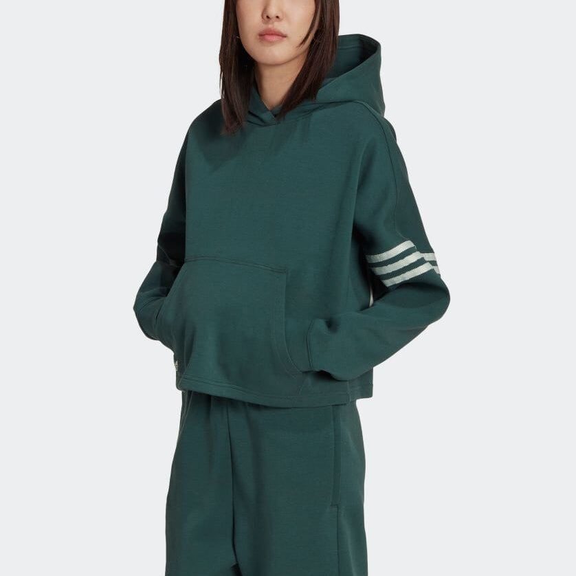 (WMNS) adidas Adicolor Neuclassics Hoodie 'Mineral Green' HS6772