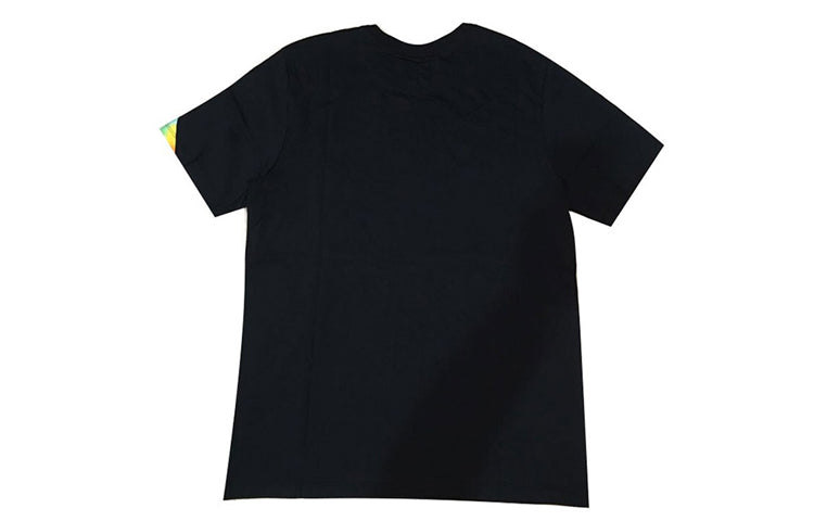 Nike Sportswear Big Swoosh Tee Black Background Hook Short Sleeve Male CI9348-010