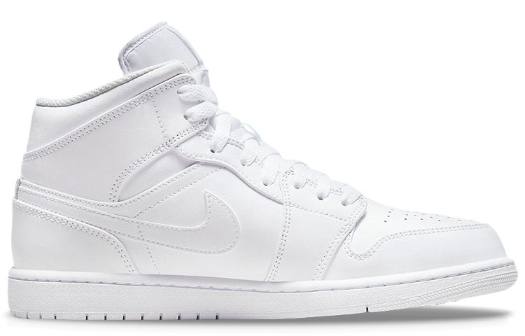 Air Jordan 1 Mid 'Triple White' 2022 554724-136