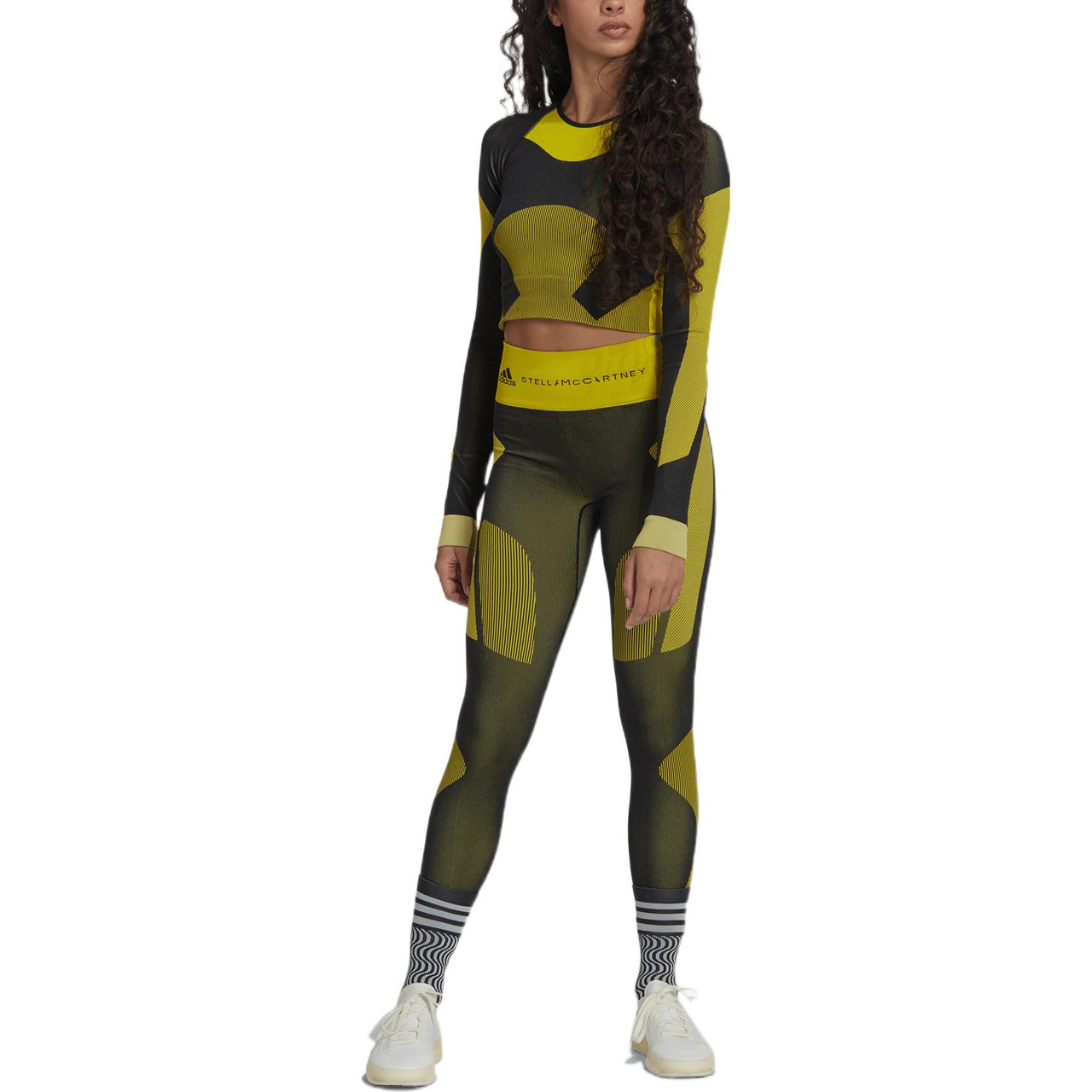 (WMNS) adidas by Stella McCartney TrueStrength Seamless Training Leggings 'Green' HG1231