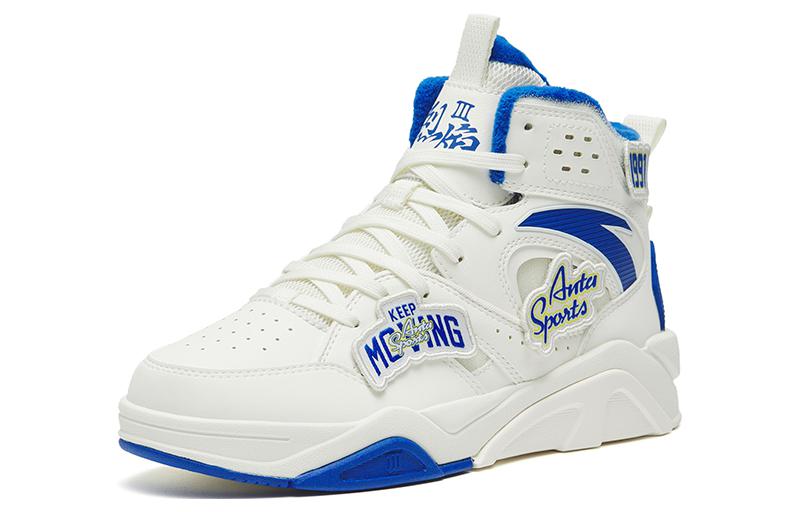 (WMNS) ANTA Flame 3 High 'White Blue' 122248088-10