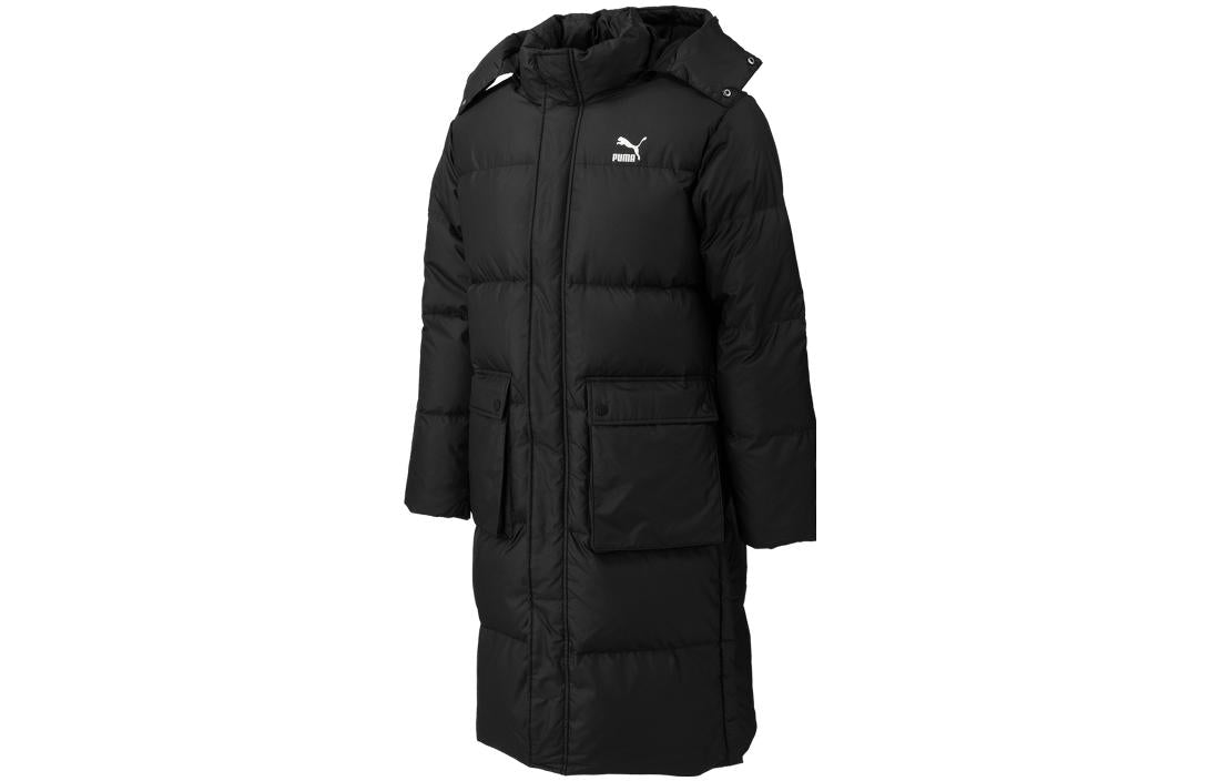 PUMA Teamliga Long Down Coat 'Black' 539572-01