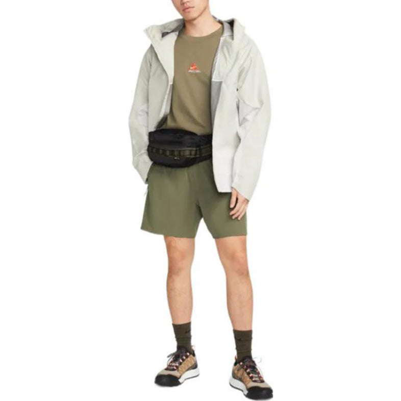 Men's Nike ACG Dri-FIT New Sands Side Zipper Pocket Drawstring Sports Shorts Green DN3956-222