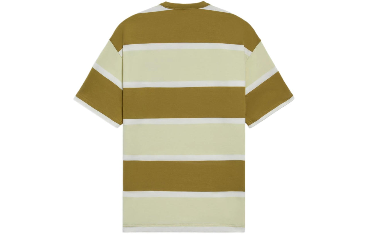 Li-Ning Embroidered Color Block T-shirt 'Light Olive' AHSS571-3