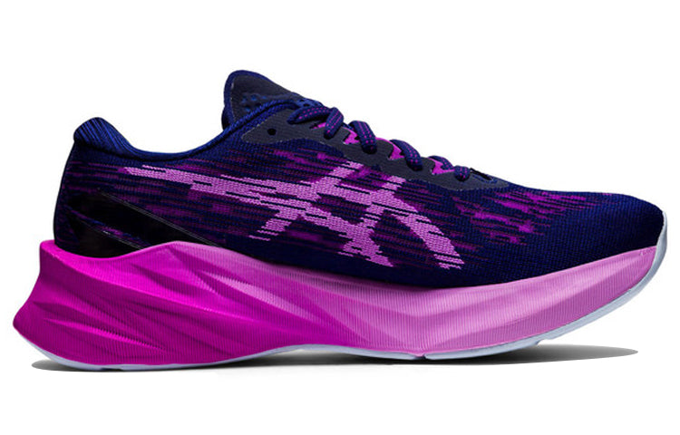 (WMNS) ASICS Novablast 3 Sneakers 'Black Purple' 1012B288-401
