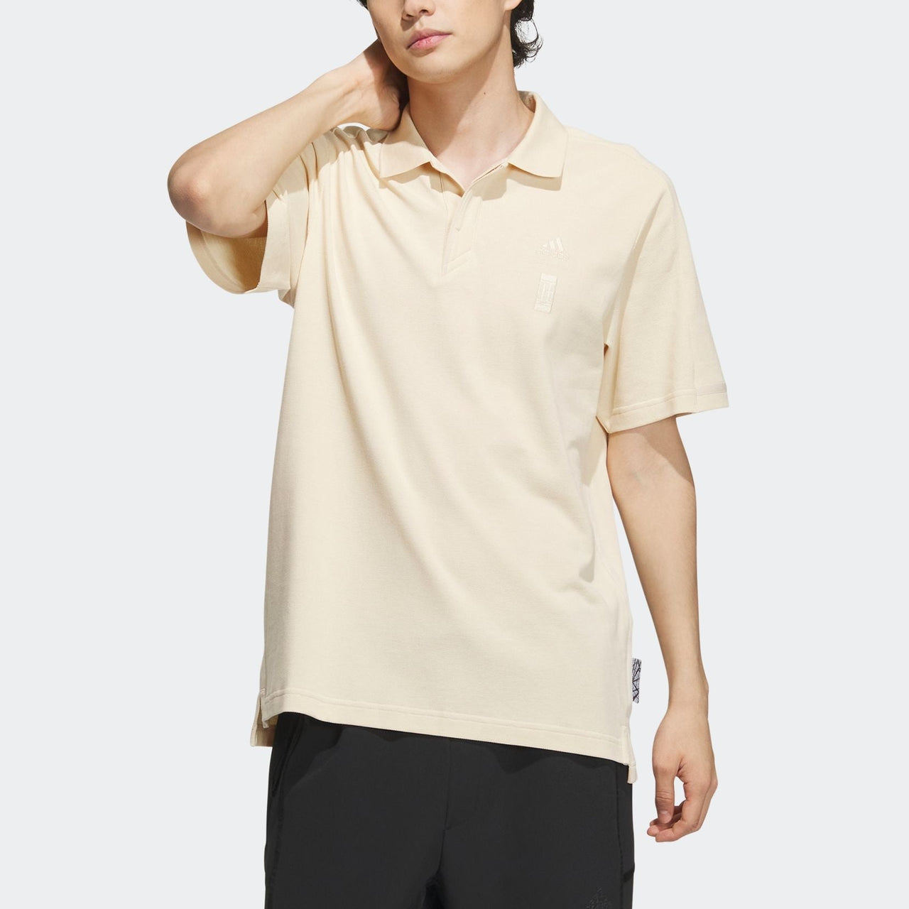 adidas WJ Must Haves Polo Shirts 'Beige' IP3684