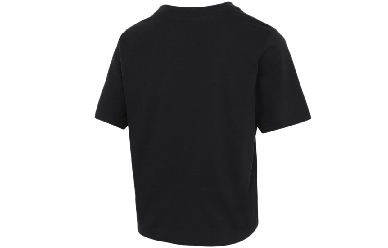 (WMNS) Nike Dri-FIT Boxy Rainbow Logo Sports Black DD2849-010
