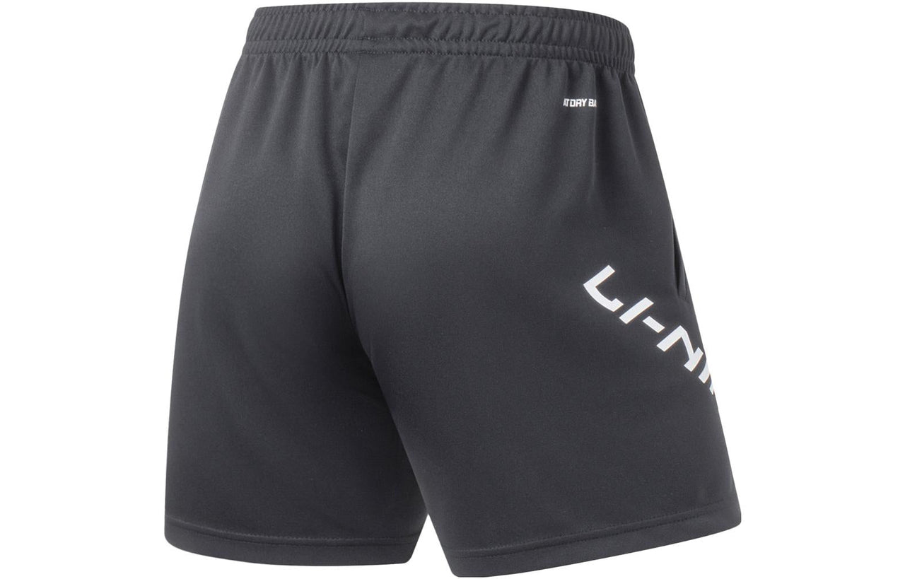 Li-Ning Logo Badminton Training Shorts 'Black' AAPT059-1