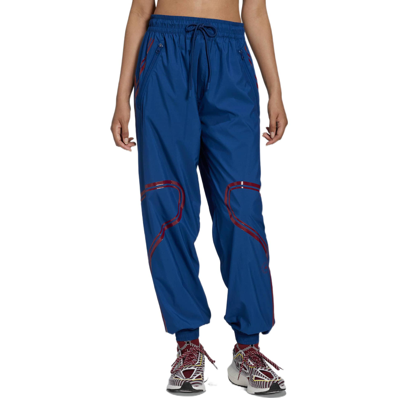 (WMNS) adidas by Stella McCartney TruePace fitness Pants 'Navy Red' HI6101