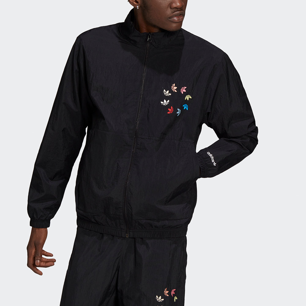 adidas originals St Woven Tt Casual Stand Collar Sports Jacket Black H37735