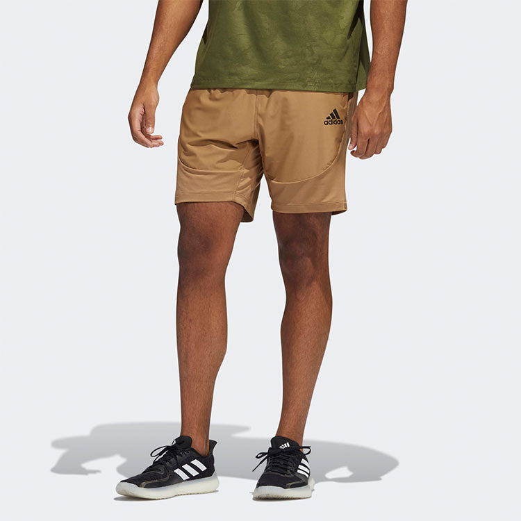 adidas Logo Training Sports Shorts Yellow GM0341