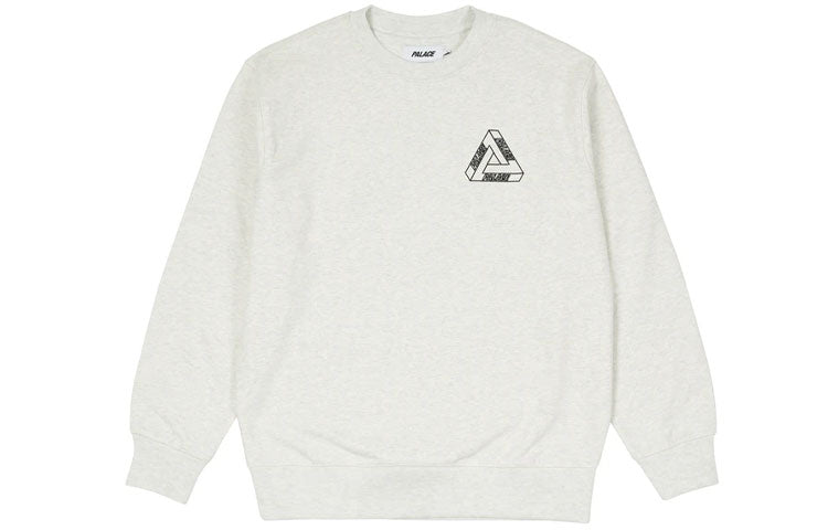 PALACE Outliner MIT Desigher Crew 'Light Grey Marl' P20CS145