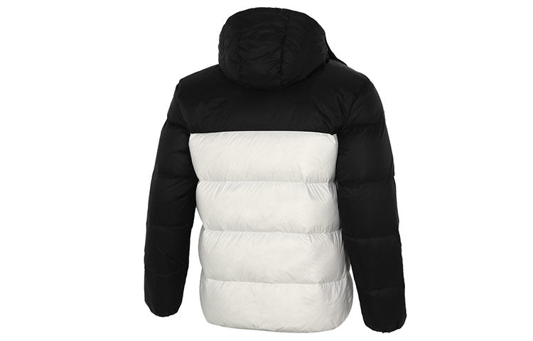 PUMA Detachable Hoodie Down Jacket 'White Black' 534937-73