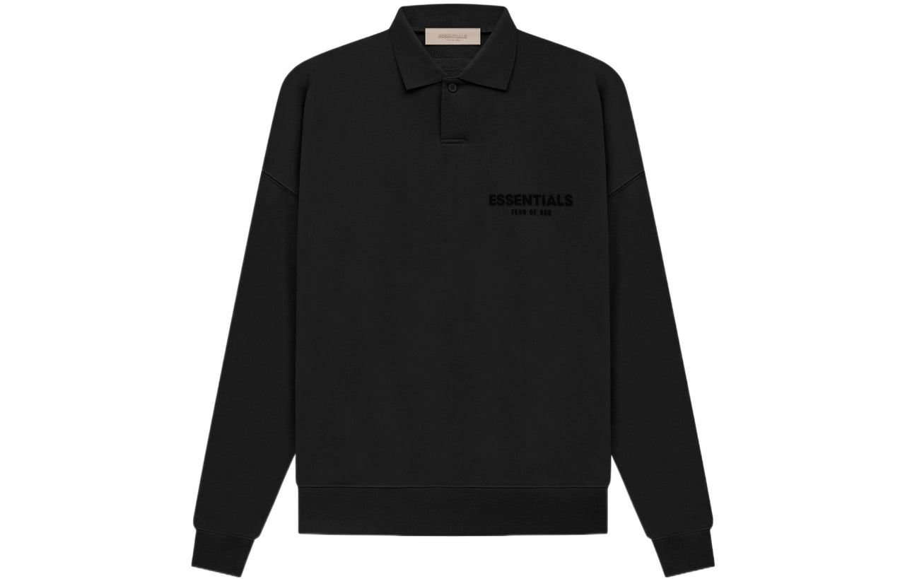Fear of God Essentials SS22 Long Sleeve Polo Shirt 'Stretch Limo' FOG-SS22-415
