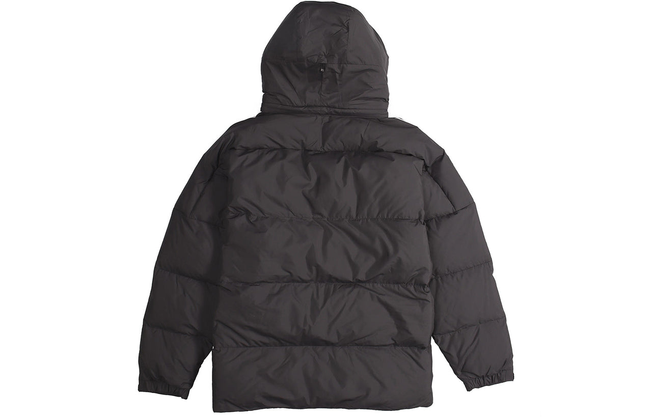 adidas 3st Puff Down J Stay Warm Sports hooded down Jacket Black GF0101