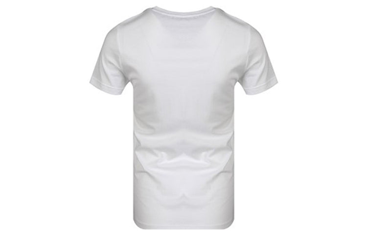 (WMNS) adidas neo Alphabet Casual Round Neck Short Sleeve White GJ7918