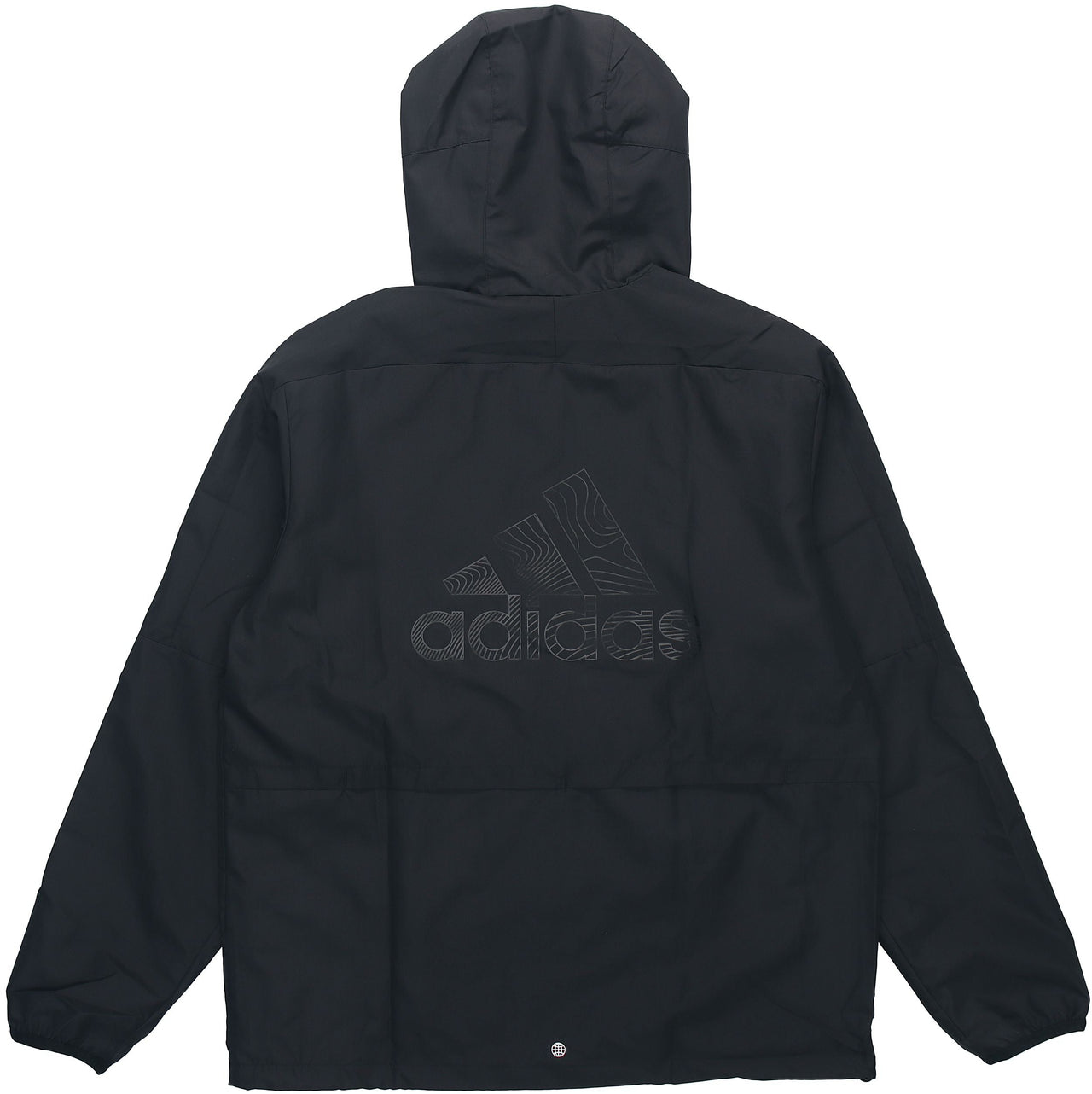 Men's adidas Mh Lite Wvjkt Athleisure Casual Sports Hooded Solid Color Woven Jacket Autumn Black HM2976