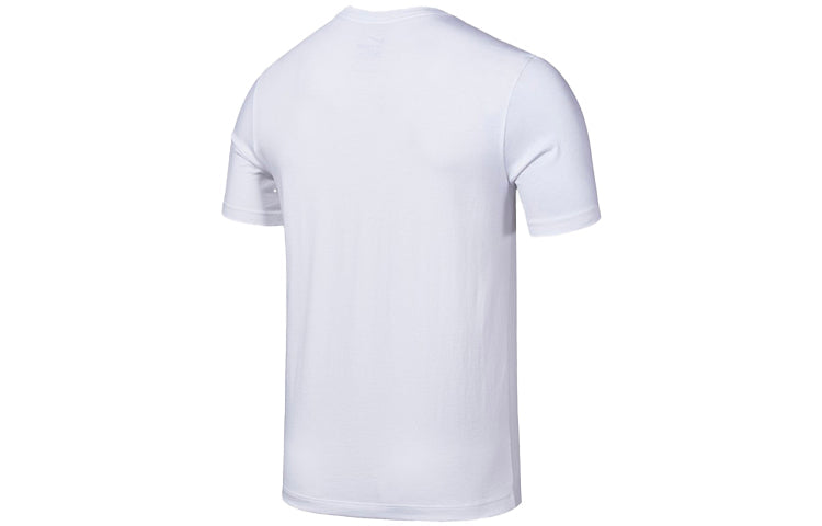 Men's Nike Solid Color Round Neck Pullover Sports Short Sleeve White T-Shirt BQ2971-100