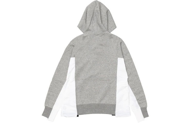 Nike x sacai Logo Hoodie Asia Sizing 'Grey' CZ4695-063
