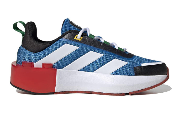 (GS) adidas Tech Runner x LEGO 'Shock Blue Red' HP5884