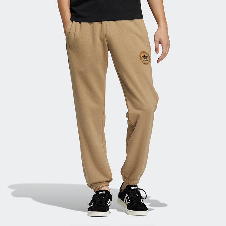 Men's adidas originals Artist Pants Circular Logo Sports Bundle Feet Long Pants/Trousers HA2247