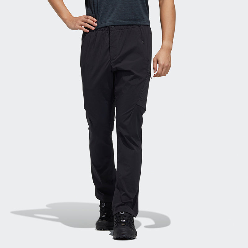 Men's adidas Sports Elastic Black Long Pants/Trousers GN7359
