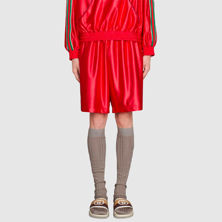 Gucci SS21 Side Hem Shorts 'Red' 659460-XJDI9-6429