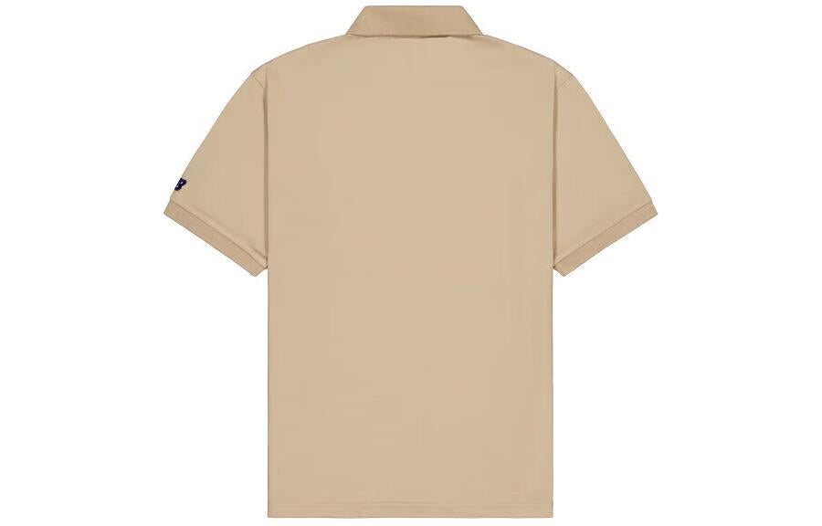 New Balance Small NBSC Polo Shirt 'Tan' NFE22011-DB