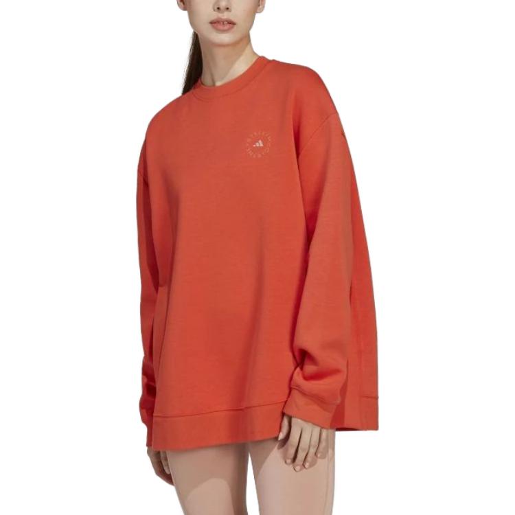 (WMNS) adidas By Stella Mccartney Sweatshirt 'Orange' HR2199