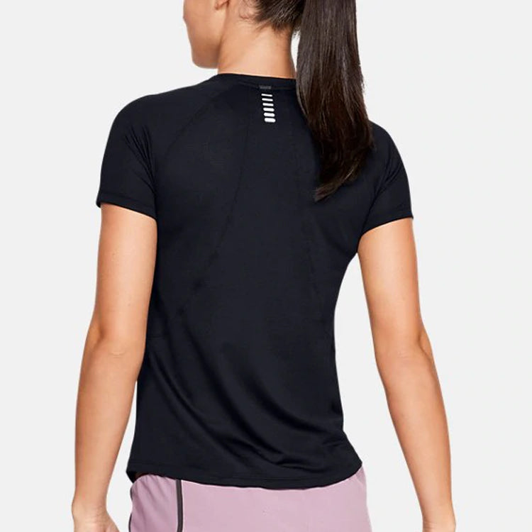 (WMNS) Under Armour Qualifier Hex Delta Tee Black 1326504-001