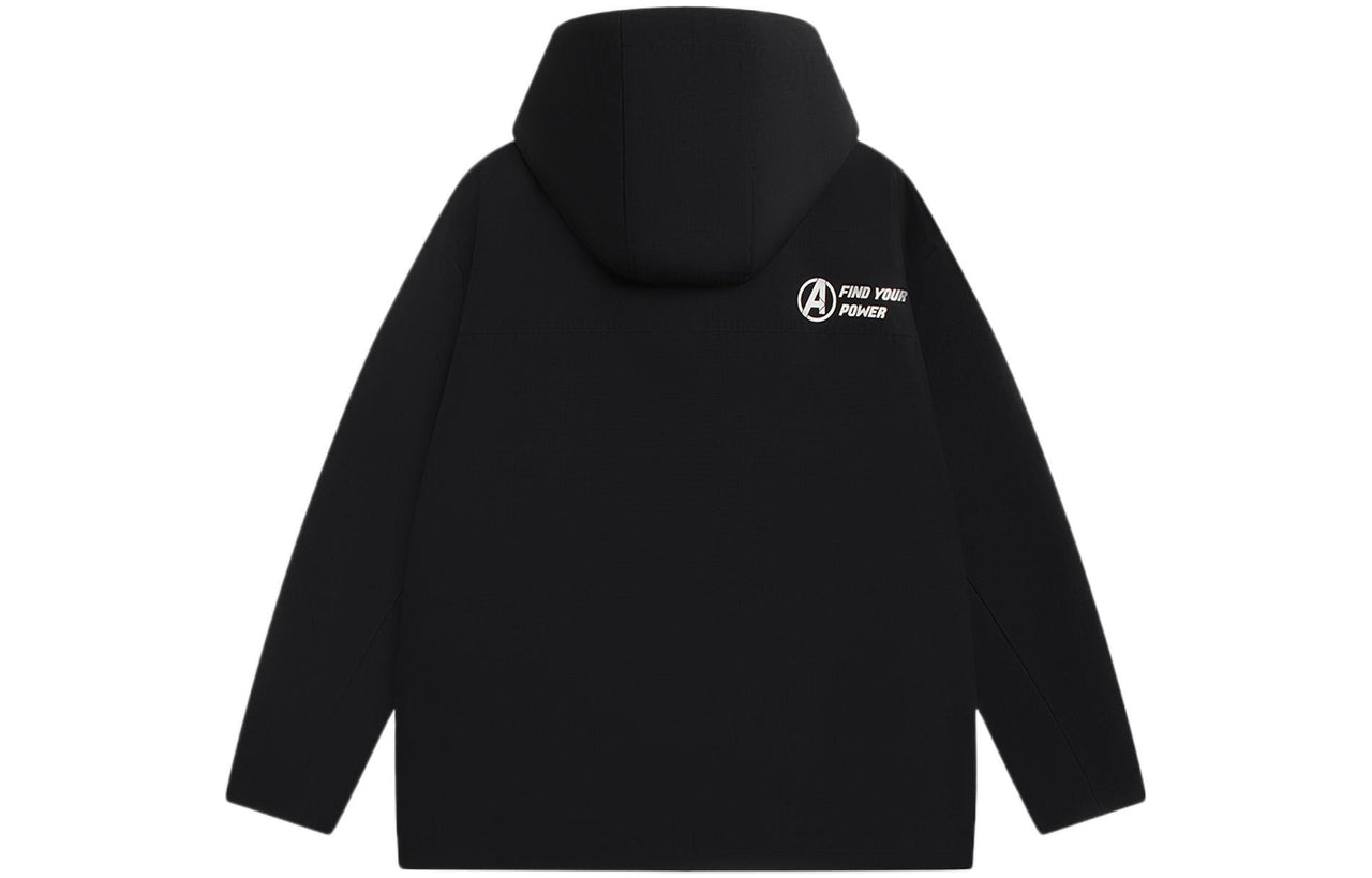 Li-Ning x MARVEL Graphic Windbreaker 'Black White' AFDSC93-2