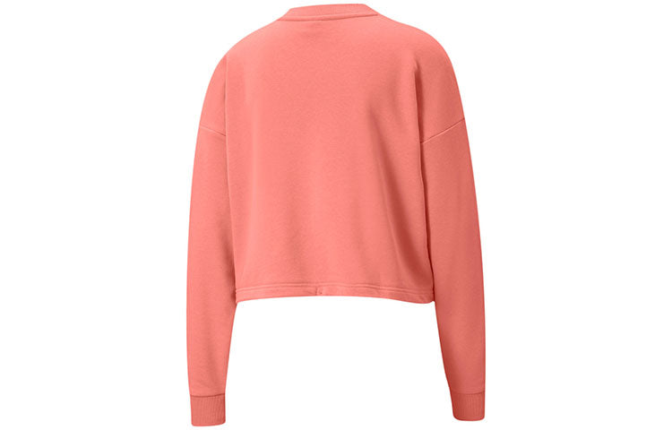 (WMNS) PUMA Evide Logo Sweatshirt 'Pink' 599174-27