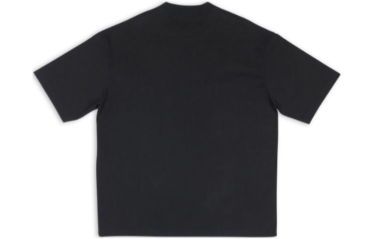 Balenciaga Qixi Crest T-Shirt Medium Fit 'Black' 612966TMVL41075