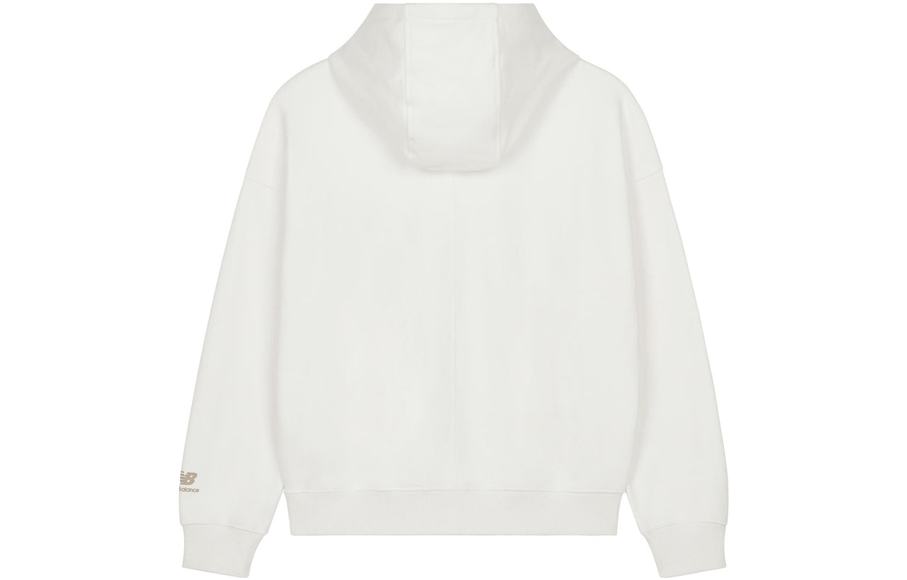 (WMNS) New Balance Lifestyle Casual Hoodie 'White' 5CD37302-IV