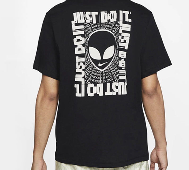 Nike Sportswear Printing Short Sleeve 'Alien Black' CV8968-010