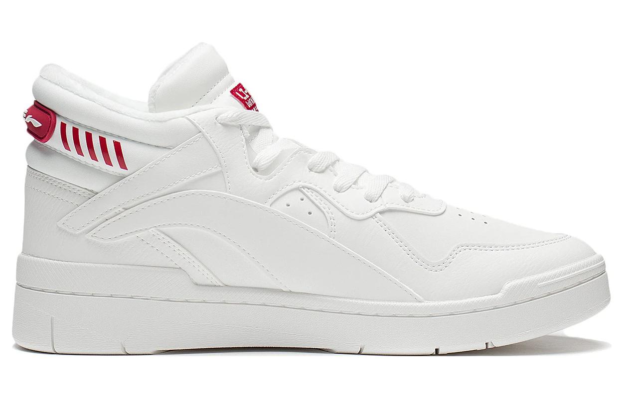 Li-Ning Superwave Mid 'White Red' AGCS323-1